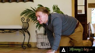 MOMMY'S BOY - Perv Residential Security Guard Is Caught Watching MILF Lauren Phillips Masturbating