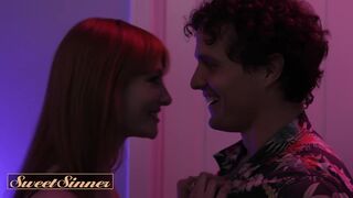 SWEET SINNER - Sizzling Hot Lacy Lennon Takes Charge And Rides Robby Echo's Hard Cock