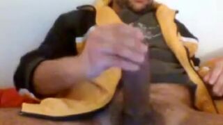 Str8 Danish Guy Cums on Paper Towel with Monstercock