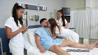 Naughty doctors feasting on patients big dick