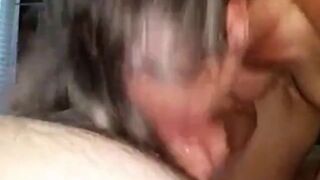 Amateur MILF Blowjob and Cum in Mouth