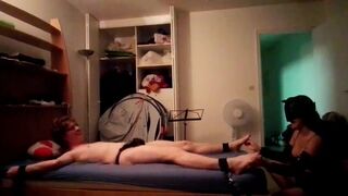 Teen tickling male submissive