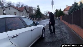 Horny Eurobabes trick guy into house part 1