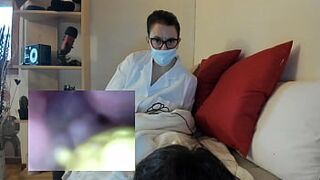 Doctor Nicoletta gyno visits her friend and shrinks you inside her big pussy