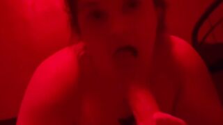 Perfect BBW MILF gives BJ WITH DEEPTHROAT - JOI & POV