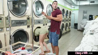 I Have A Wife - Beautiful Redhead Keely Rose Gets Fucked By A Married Man At The Laundry Mat