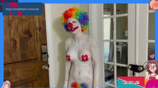 Thief into Nude Hairy Vagina Clown Humiliation Video Cosplay bondage roleplay enf