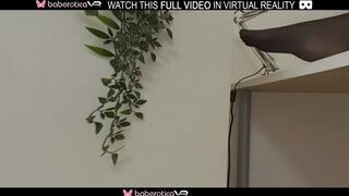 Solo doll with long hair,Odetta passionately masturbates,in VR