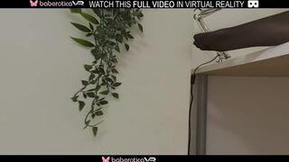 Solo doll with long hair,Odetta passionately masturbates,in VR