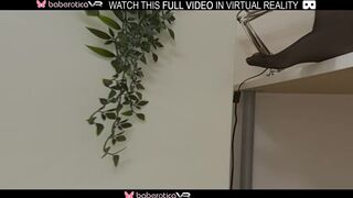 Solo doll with long hair,Odetta passionately masturbates,in VR