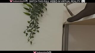 Solo doll with long hair,Odetta passionately masturbates,in VR