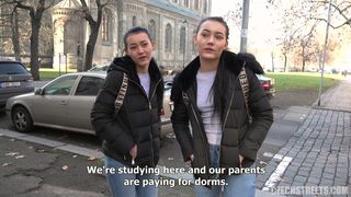 Czech Streets 124: Naive Sexy Young Twins