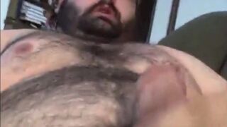 Fat Bear Gets a Handjob from a Big-Cocked Amateur