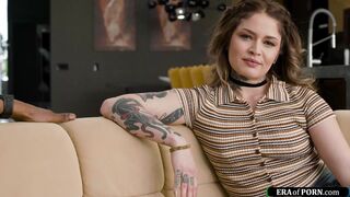 Petite tattooed girl fucked rough by bbc