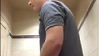 Black Thief Pounded by White Manager in Restroom