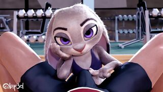 Judy Hopps Personal Workout Zootopia Porn Animation [Bip3D] (MagicalMysticVA Voice)