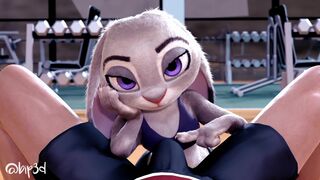 Judy Hopps Personal Workout Zootopia Porn Animation [Bip3D] (MagicalMysticVA Voice)