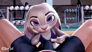 Judy Hopps Personal Workout Zootopia Porn Animation [Bip3D] (MagicalMysticVA Voice)