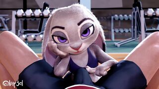 Judy Hopps Personal Workout Zootopia Porn Animation [Bip3D] (MagicalMysticVA Voice)