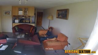 Real amateur African girl homemade fuck