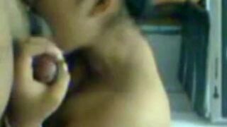 Indonesian Amateur Couple Blowjob in Padang