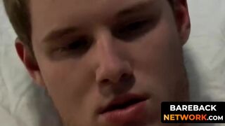 Cute Tyler Andrews wakes up from his long nap feeling horny and wanks himself off