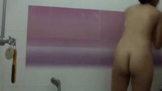 Showering Malay Girl Films Herself