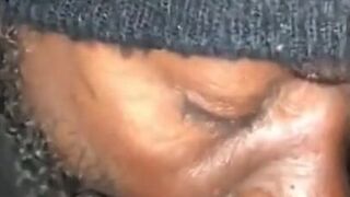 Homeless Guy Sucks Amateur Cock