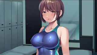 -ApaMotion- Swimsuit love with a big-breasted girlfriend The Motion Anime