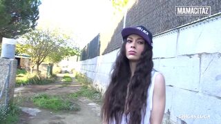 Skinny Russian Slut Arwen Gold Facialized After Hard Outdoor Fuck