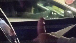 Public parking dick flash and girl takes 3 pics