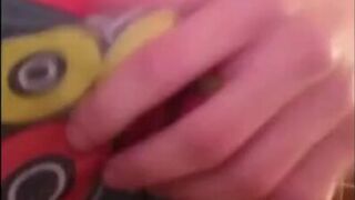 Pissing Big Cock Handjob on Webcam