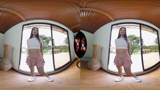 Stunning Petite Latina Super Tight Pussy Fucking VR