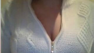 Big Tits and Huge Areola on Webcam Solo