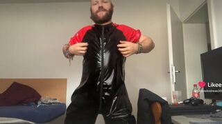 NudeSlave2024 dancing in Latex