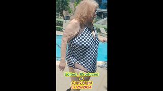 Faphouse - Nurse Vicki Wears Checkers to the Pool