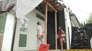 Horny Divorcee Hardcore Smashed By GIANT Cocked Contractor - Danae Mari - Dogfart