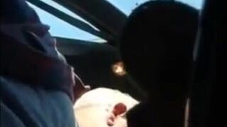 Blowjob in the Car with a Young Stud and an Older Gentleman