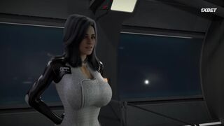 Futa Femshep fucks Miranda and Jack [Mass Effect]