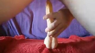 Amateur Anal Masturbation with Multiple Cumshots