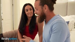 REALITYJUNKIES - Sheena Ryder Tries A Dick For The First Time & Gets A Dripping Creampie From Brad