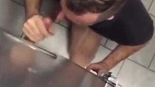 Glory Hole Hunk Blowjob