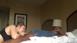 Cuckold films his girl's interracial hardcore amateur sex with a black guy.