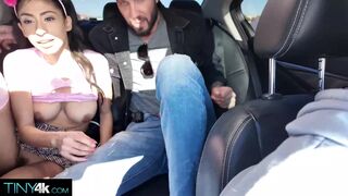 Sona Bella Hooks Up With Big Cock On The Ride Home