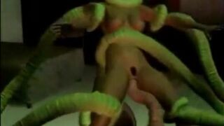 Tentacles Bangs Teen!