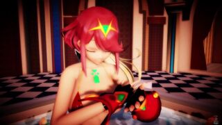 MMD Xenoblade Bikini Belly Dance