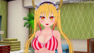 Ass Fuck with Tohru from Kobayashi San's Dragon Maid Until Creampie - Anime Hentai 3d Uncensored