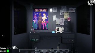 Five Nights At FuzzBoob's Furry FNAF girl in top hat