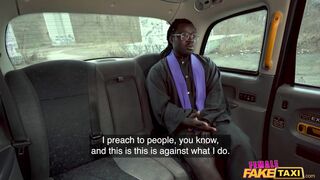 Big Titty Pornstar Ebony Mystique Rides A Priest In The Back Of Her Taxi