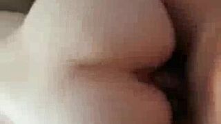 Sexy Japanese wife getting kissed and pussy fucked deep